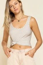 Pol Clothing Inc POL~WHITE DOVE TANK Ladies