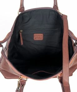 American Darling Brown Tooled Leather Purse Bags