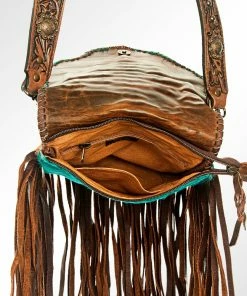 Bags American Darling Turquoise Cowhide Crossbody