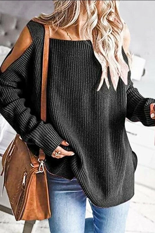 Mazik Ribbed Knitted Sweater Sweaters