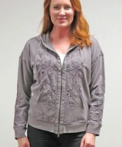 Caite Excalibur Grey Nyla Hoodie