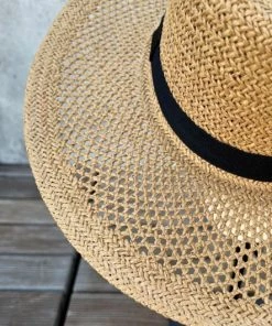 Love & Thyme Ball Caps Summer Paper Straw Fedora Hat