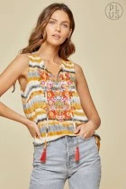 Savanna Jane Marigold Sleeveless Blouse