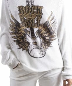 Gigi Moda VENA LONG SLEEVE KNIT PRINT SWEATER-(2 COLORS) Sweaters