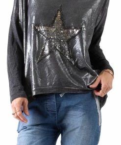 Gigi Moda ALEXIS TOP WITH SEQUIN STAR Accessories