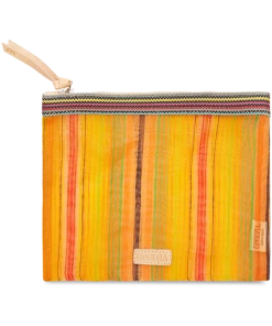 Consuela Elena Mesh Mini Slim Zip Pouch