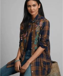 Johnny Was QUITO PAINTERS SMOCK TUNIC