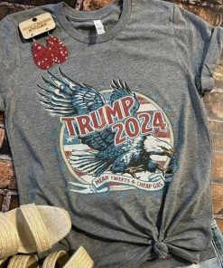 Faire T-Shirts Trump 2024 Crew Neck T-Shirt