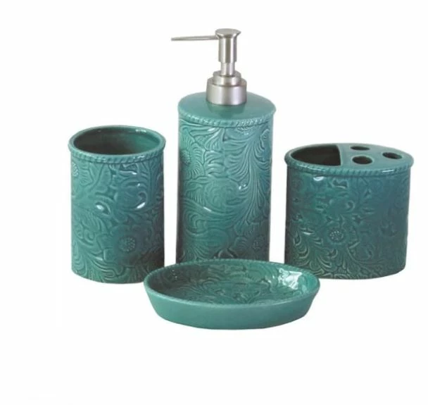 HiEnd Savannah 4PC Bathroom Vanity Set Accessories