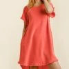 Umgee USA Linen Blend Pocket Dress~UMG Corral Ladies