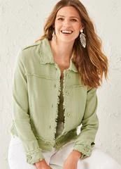 JJs Designs & Boutique Charlie Paige~ Linen Jacket