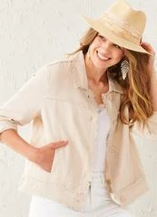 JJs Designs & Boutique Charlie Paige~ Linen Jacket