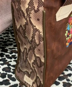 Consuela Martina Brick Canvas Tote