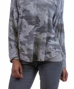Gigi Moda Ladies GigiModa~Camo Sweater