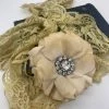 A Rare Bird Large Vintage Natural Floral Head Wrap Accessories