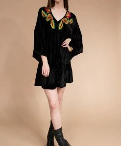 Ivy Jane Ruffle Flounce With Embroidery Ladies