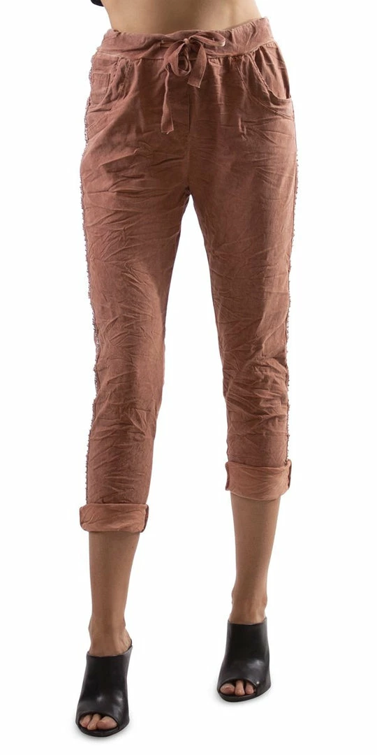 Gigi Moda Bottoms CATERINA COTTON PANTS (6 Colors)