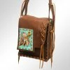 American Darling Painted Dream Catcher Leather Purse