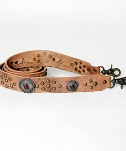 American Darling Studded/Concho Leather Purse Strap