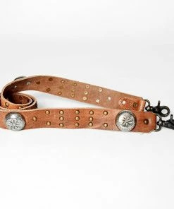 Myra Leather Strap W/ Studs And Domed Conchos
