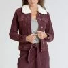Dear John Alyssa Jacket In Mulberry Ladies