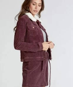 Dear John Alyssa Jacket In Mulberry Ladies