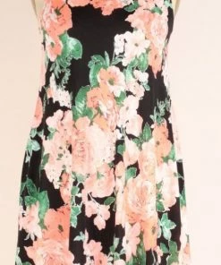Ace Trading PLUS SIZE-FLORAL DRESS W POCKETS
