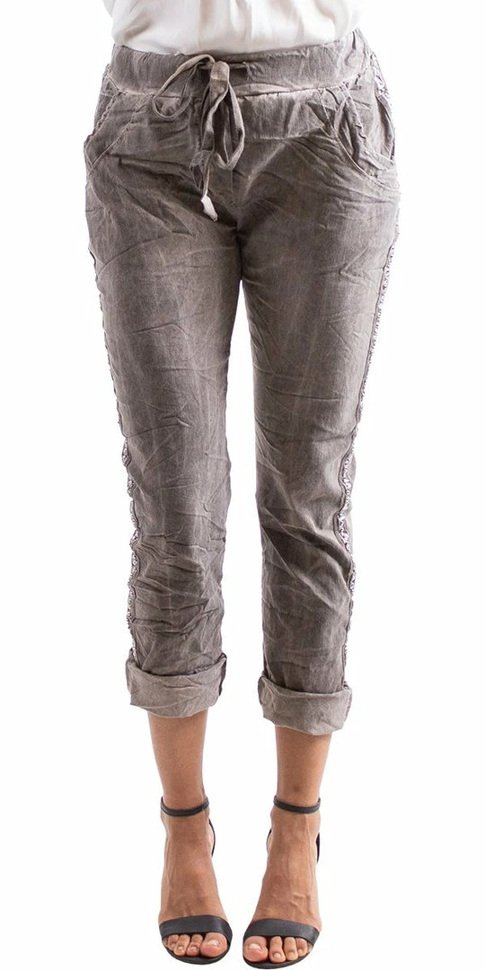 Gigi Moda Bottoms CATERINA COTTON PANTS (6 Colors)