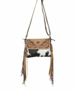 Myra Bag Coral Paz Hand Tooled Bag