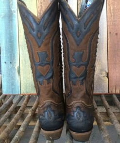 Corral Black Distressed Eagle Boot A1182 (PM)