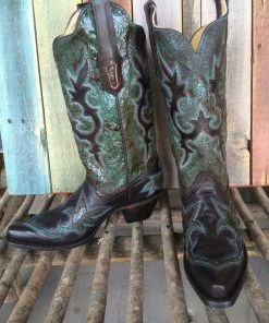 Corral Women's Patch Snip Toe Cowgirl Boots R1178 (PM)