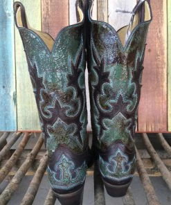 Corral Women's Patch Snip Toe Cowgirl Boots R1178 (PM)