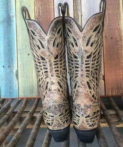 Ladies Corral Butterfly Western Boot R1211 (PM) Boots
