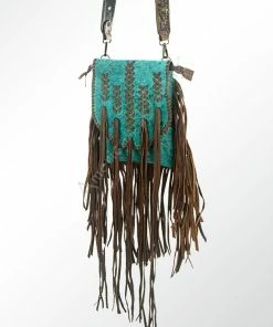 Bags American Darling Turquoise Cowhide Crossbody