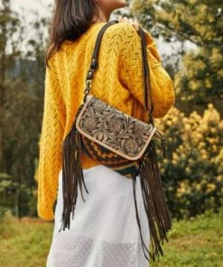 Myra Bag Harley-Quinn Hand Tooled Bag