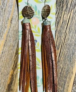 JJs Designs & Boutique Jewelry Hand Painted Leather Earrings