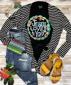 Texas True Threads Jesus Loves You T-Shirt