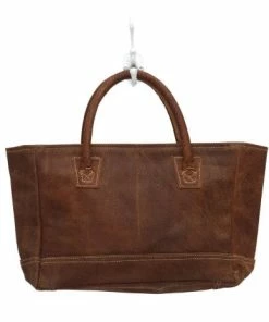 Bags Myra Bag White Stitched Leather