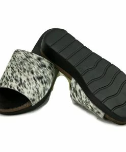 Agave Sky Cowhide Wedge Sandals