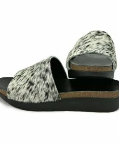 Agave Sky Cowhide Wedge Sandals