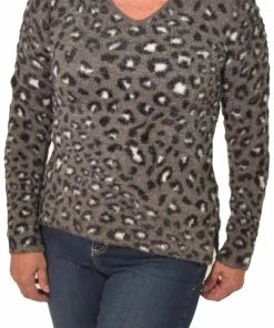 Charlie B Reversible Animal Print Sweater