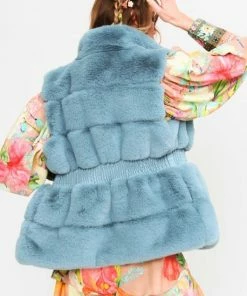 Aratta Dusters - Kimonos Teal Winter Spice Vest