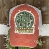 Rusty Arrow Designs Dusty Coral Punchy Trucker Hat