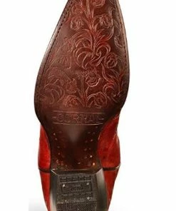 Corral Women Red Embroider Cowboy Western Boots R1952 (PM)