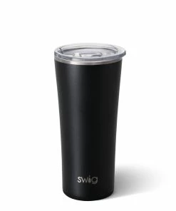 Swig Life Decor Matte Black Insulated Tumbler 22 Oz.