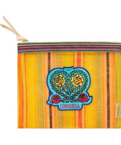 Consuela Elena Mesh Mini Slim Zip Pouch