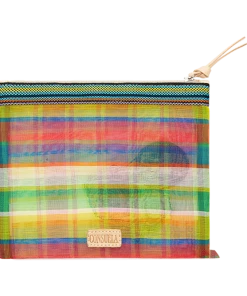 Consuela Bags MARCELA PATCH SLIM ZIP POUCH