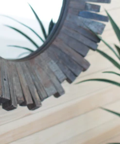 Kalalou Recycled Wooden Mirror