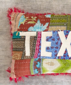 Kalalou Decor Texas Kantha Pillow