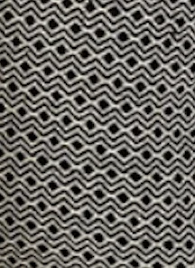 GIFTCRAFT Decor Black & Cream Handloom Pillow